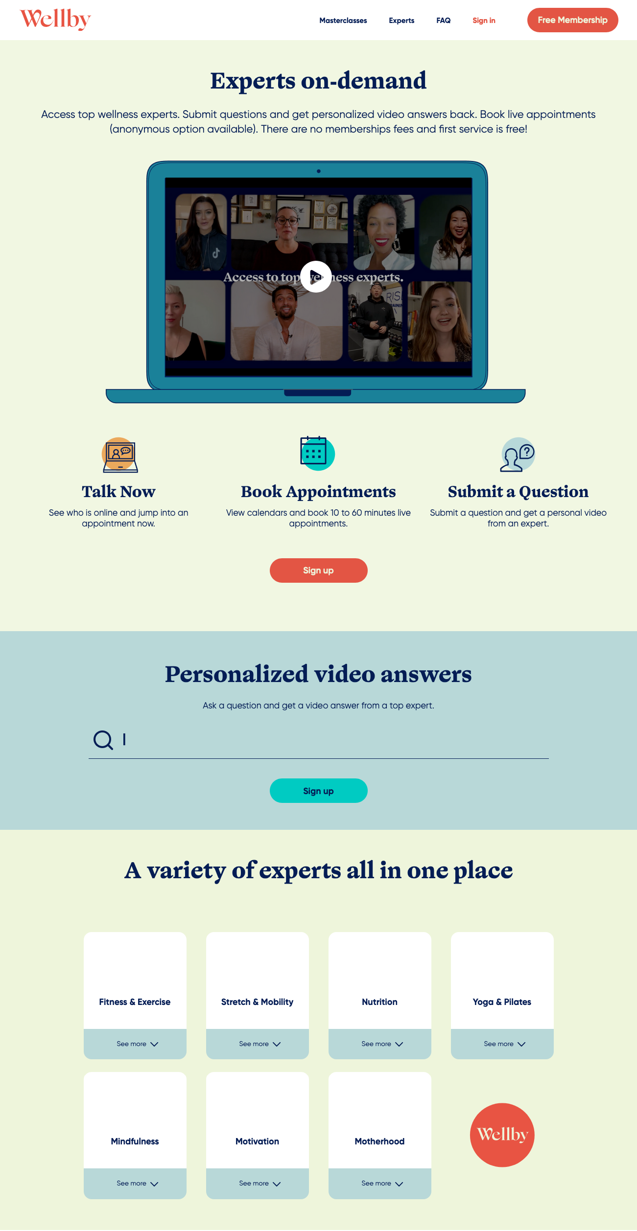Wellby Health desktop screenshot